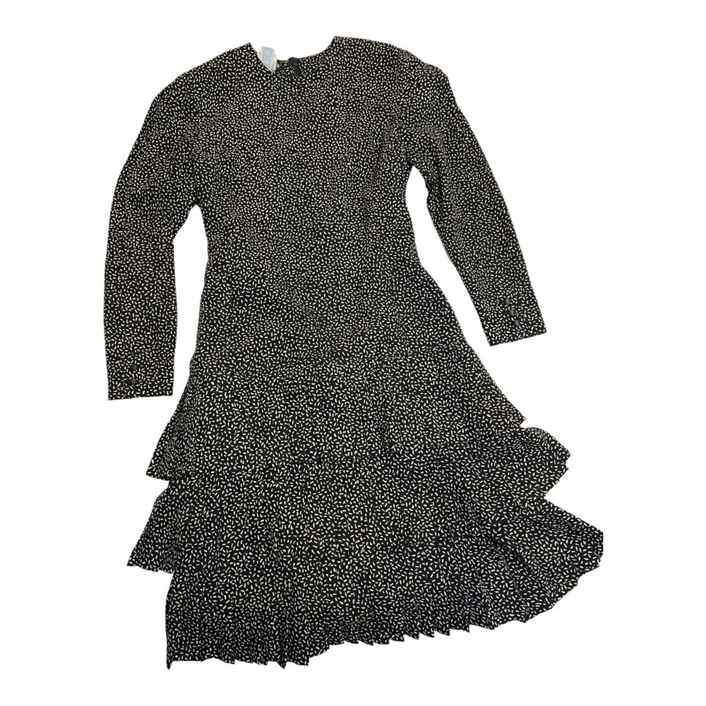 Escada by Margaret Ley Wool Drop Waist Dress